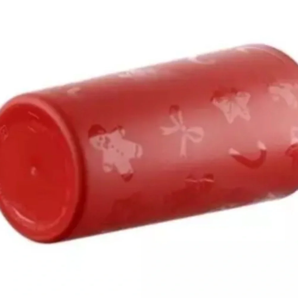 Set of 12 Red Christmas Plastic Tumbler Drinking Cup Festive Holiday Design NEW
